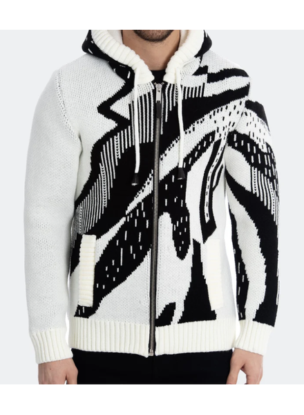 LCR LCR Swirl Sweater W/Hoodie