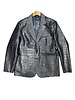 Barya Geniune Leather Embossed Gator Blazer