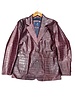 Barya Geniune Leather Embossed Gator Blazer