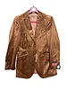 Mazari 2B Peak Lapel Velvet Blazer
