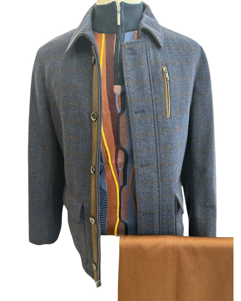 Enzo Enzo Window Paine Peacoat