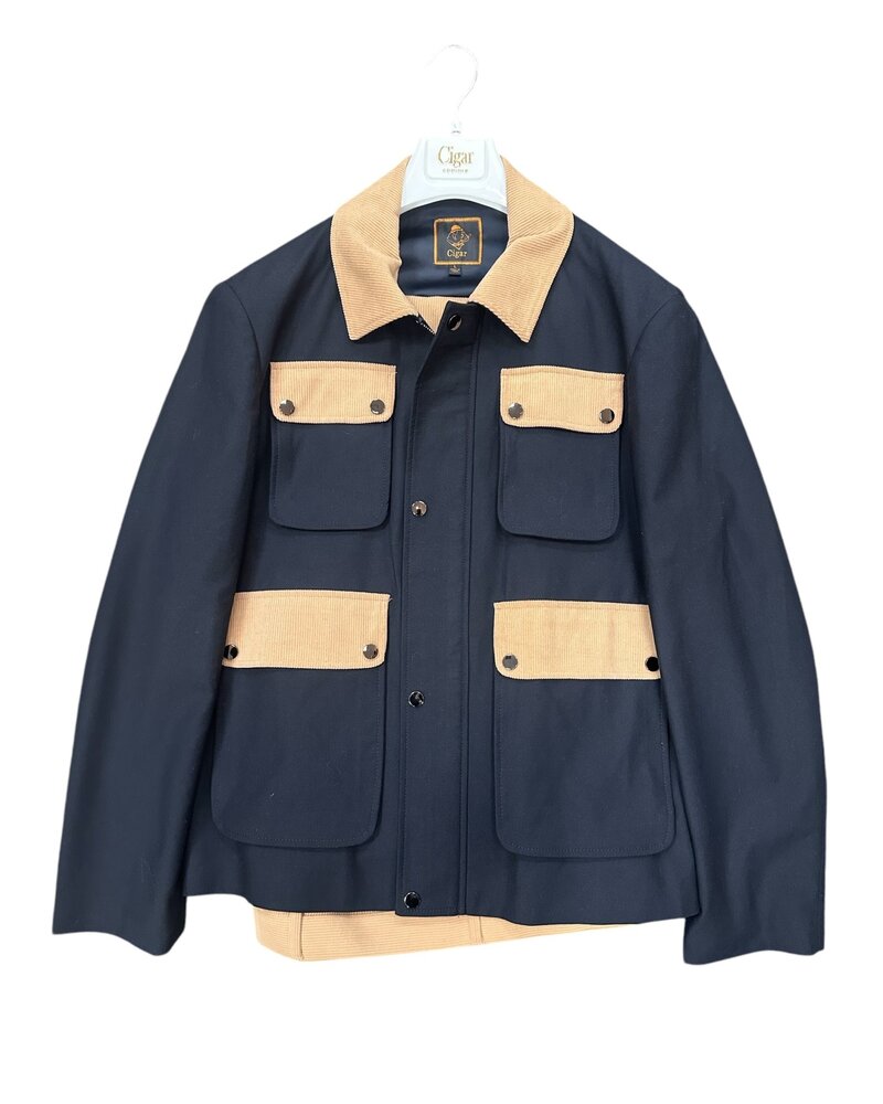 Cigar Cigar Bomber Jacket & Pant Set W/Corduroy