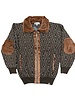 Silversilk Silversilk Full Zip Fur Collar Sweater