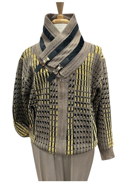 Silversilk Silversilk Fold Over Sweater