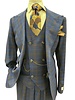 Tiglio Tiglio Plaid Vested Suit (Orvietto)