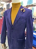 Mazari 2B Peak Lapel Velvet Blazer