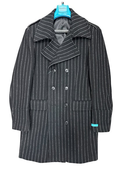 Canuti Canuti Double Breasted Pinstripe Peacoat