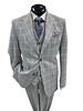 Tayion Tayion 2B Plaid Vested Suit