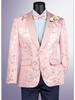 Vinci Floral Shawl Lapel Slim Fit Blazer