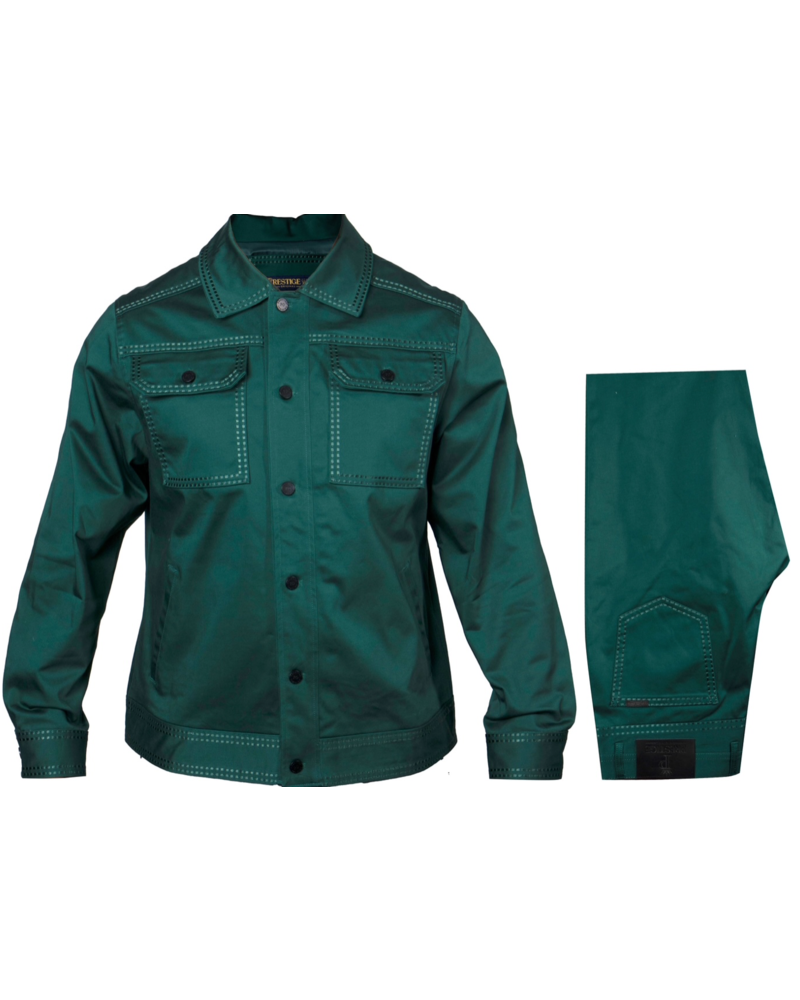 Prestige Prestige Thick Stitch Jean Set