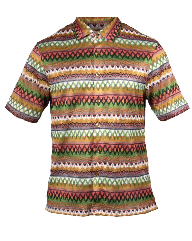 Prestige Prestige S/S Zig Zag Lace Shirt