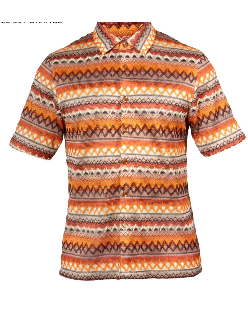 Prestige Prestige S/S Zig Zag Lace Shirt