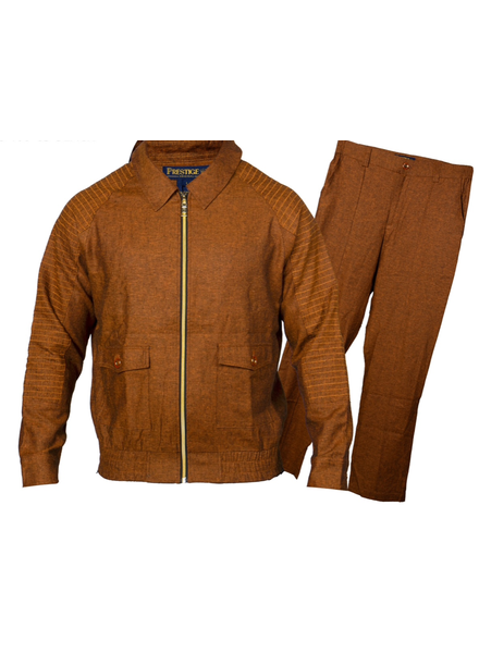 Prestige Prestige Full Zip Raglan Linen Set