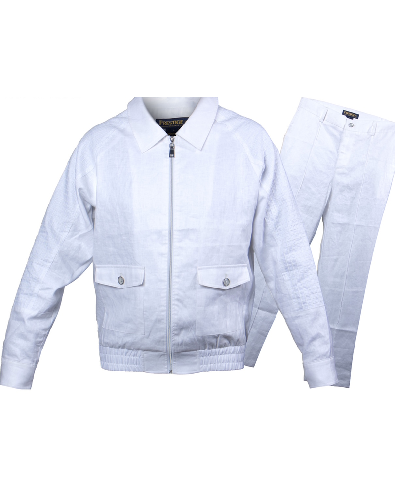 Prestige Prestige Full Zip Raglan Linen Set