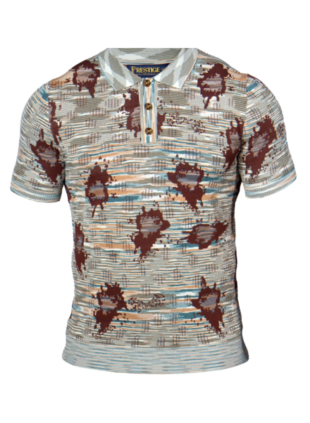 Prestige Prestige S/S Missoni Polo Knit Shirt