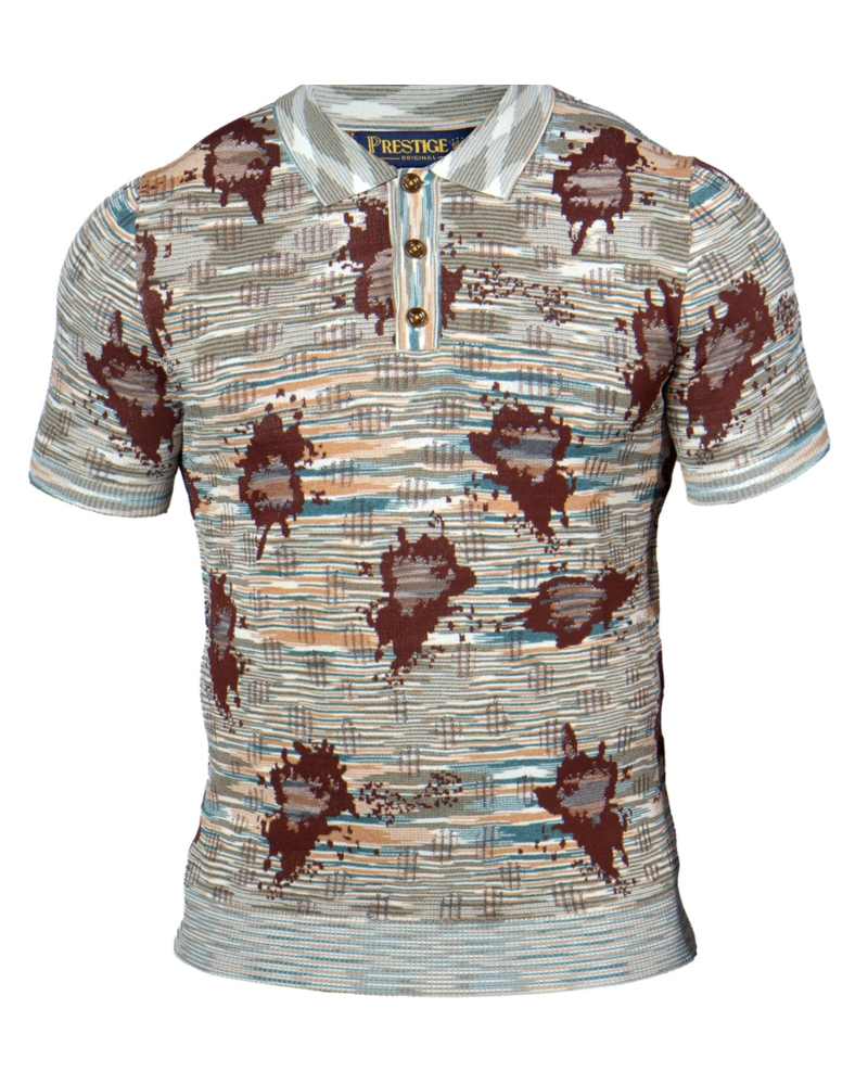Prestige Prestige S/S Missoni Polo Knit Shirt