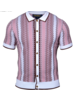 Prestige Prestige S/S Full Button Zig Zag Knit Shirt