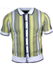 Prestige Prestige S/S Full Button Zig Zag Knit Shirt