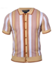 Prestige Prestige S/S Full Button Zig Zag Knit Shirt