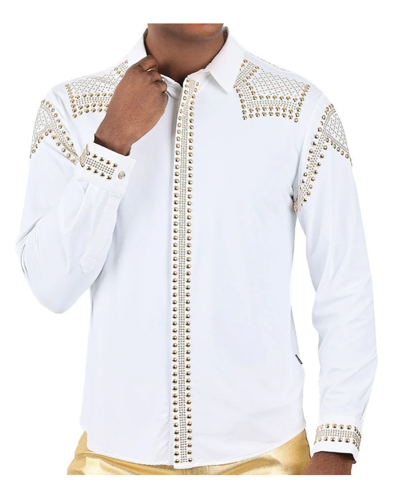 Barabas Barabas L/S Western Studded Shirt