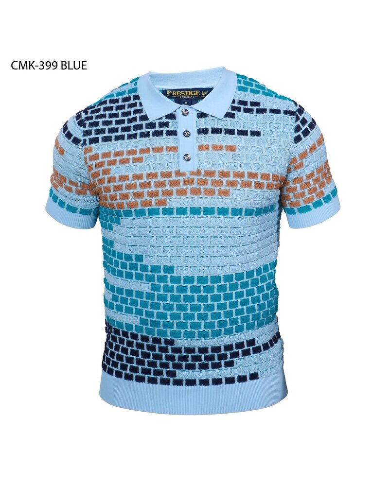 Prestige Prestige S/S Polo Towel Knit Shirt