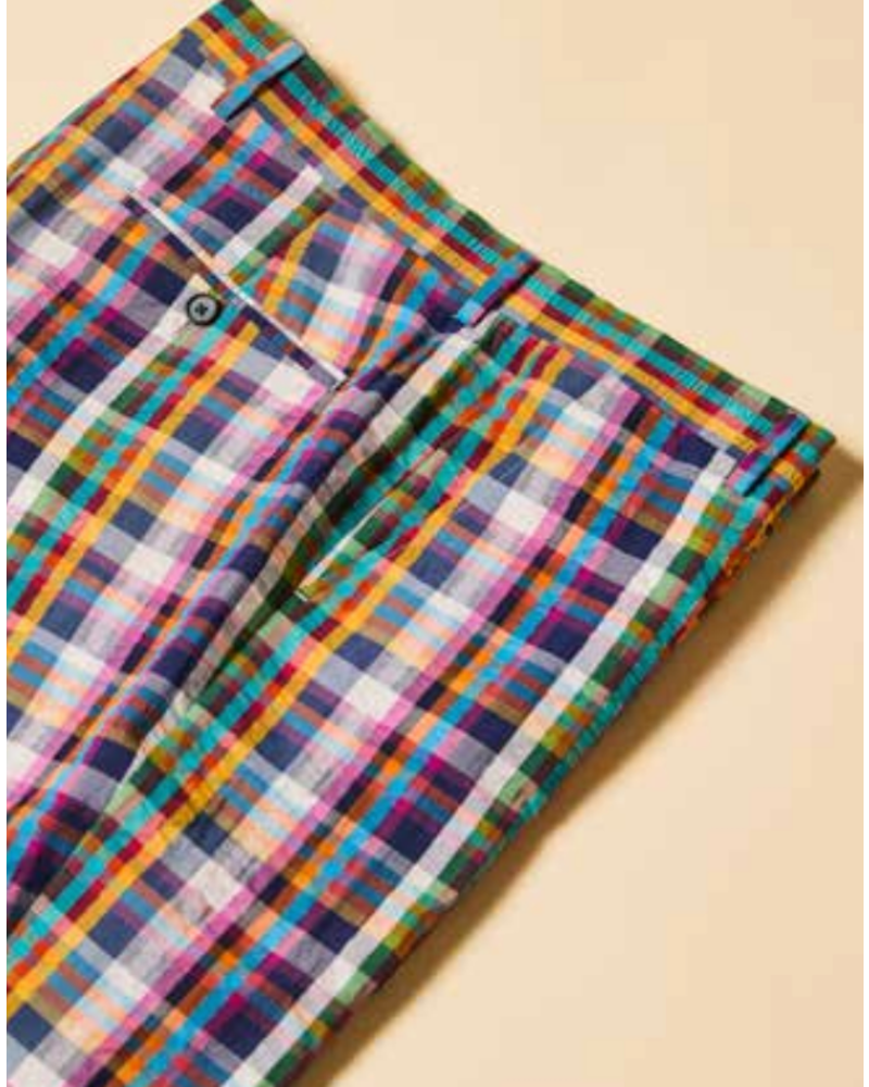 Inserch Inserch Madras Check Seersucker Slack