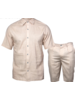 Prestige Prestige S/S Linen Short Set (Solid)