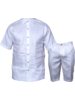 Prestige Prestige S/S Linen Short Set (Solid)