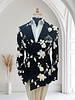 Cigar Cigar Embroidery Floral Blazer