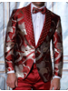 Manzini Manzini Shawl Lapel Stone Blazer W/Bow Tie
