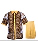 Prestige Prestige S/S Printed Lace Front Linen Set