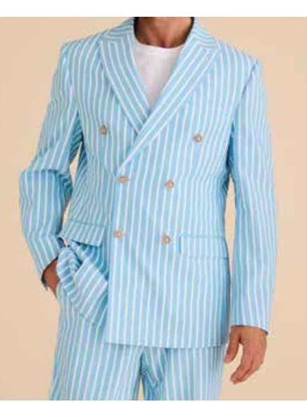 Inserch Wide Stripe Seersucker Suit