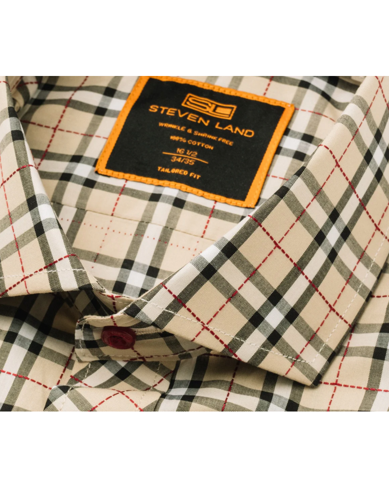 Stevenland Steven Land The Raoul Check Dress Shirt