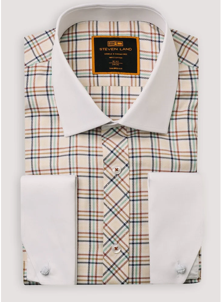 Stevenland Steven Land The Elio Contrast Collar F/C Dress Shirt