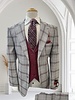 Mazari Mazari 2B Plaid Suit W/Reversible Vest