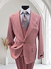 Tiglio Tiglio Gaberdine Window Pane Vested Suit (Orvietto)