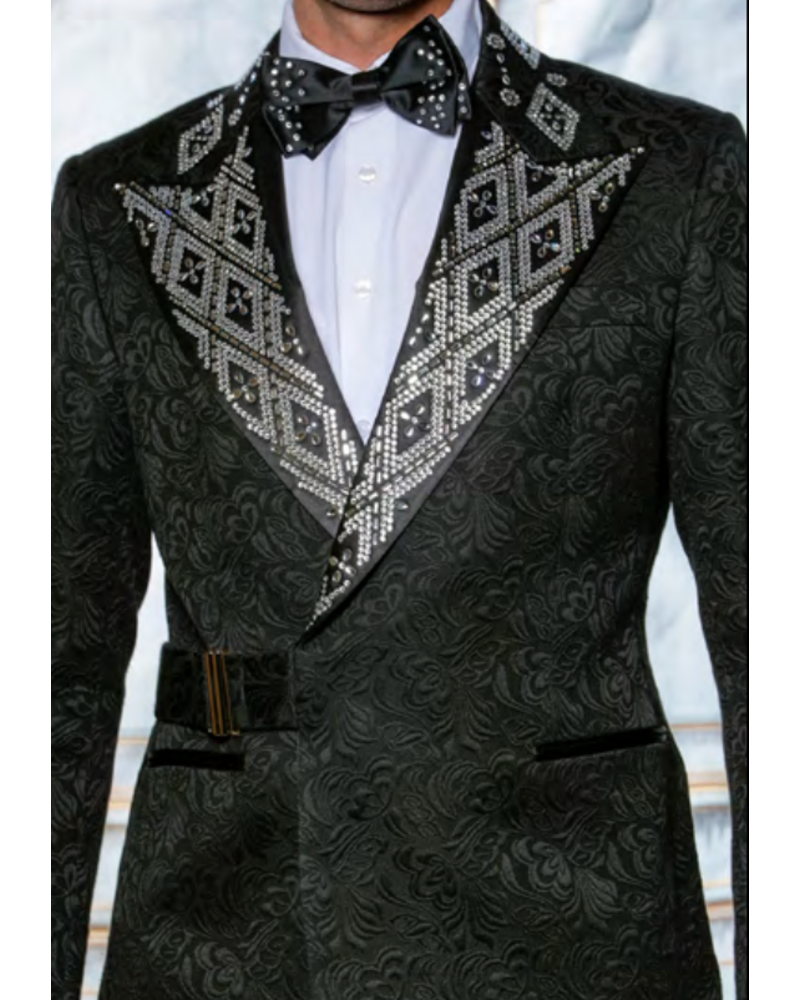 Manzini Manzini Stone Blazer W/Clasp