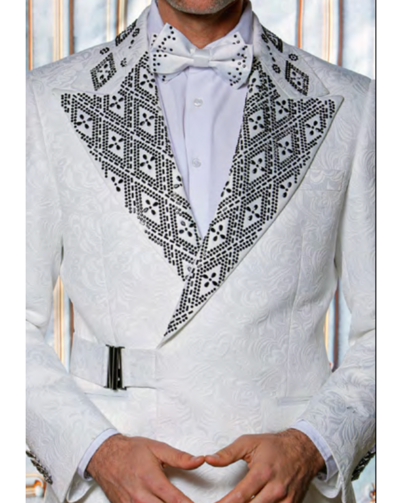 Manzini Manzini Stone Blazer W/Clasp
