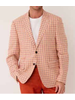 Inserch Inserch Houndstooth Linen Blazer