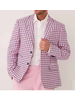 Inserch Inserch Houndstooth Linen Blazer