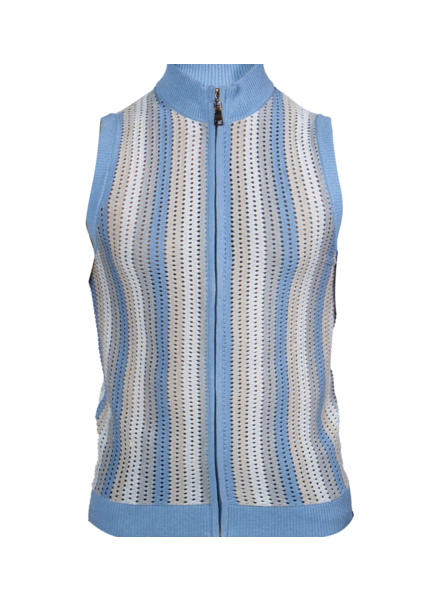 Prestige Prestige Tritone Full Zip Knit Vest