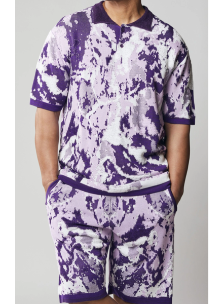 Stacy Adams SA Camaflouge Knit Short Set