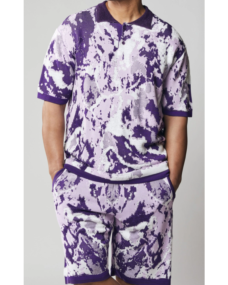 Stacy Adams SA Camaflouge Knit Short Set