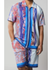 Stacy Adams SA Coogi Print Short Set