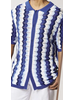 Stacy Adams SA Button Down Wave Knit Shirt
