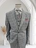 Tayion Tayion Vested Peak Lapel Window Pane Suit