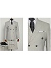 Edgers DB Pinstripe Slim Fit Suit W/Patch Pocket