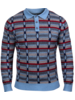 Prestige Prestige L/S Tri Tone Cable Polo Sweater