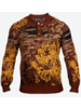 Prestige Prestige L/S Polo Abstract Sweater