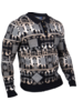 Prestige Prestige L/S Aztec Polo Sweater